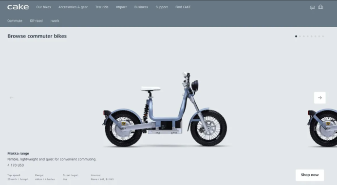 ゴールドウインが電動バイクを販売　スウェーデン企業と契約